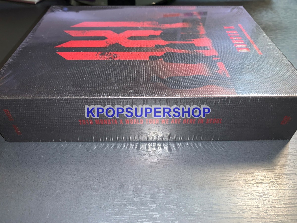 Monsta X 2019 World Tour We Are Here in Seoul 3 DVD New Sealed