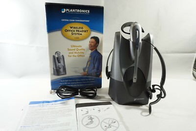 Plantronics CS50 Wireless Office Headset + Base Station in Box (Missing ...