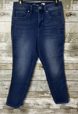 Seven7 Womens High Rise Skinny Crop Denim Jeans Size 8