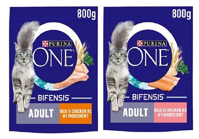 Purina ONE Adult Katzentrockenfutter Huhn & Lachs Vollkorn