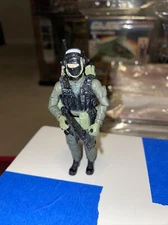1:18 Blue Box Toys BBi Elite Force Iraq War Modern US Navy Seal RADIO MAN Figure