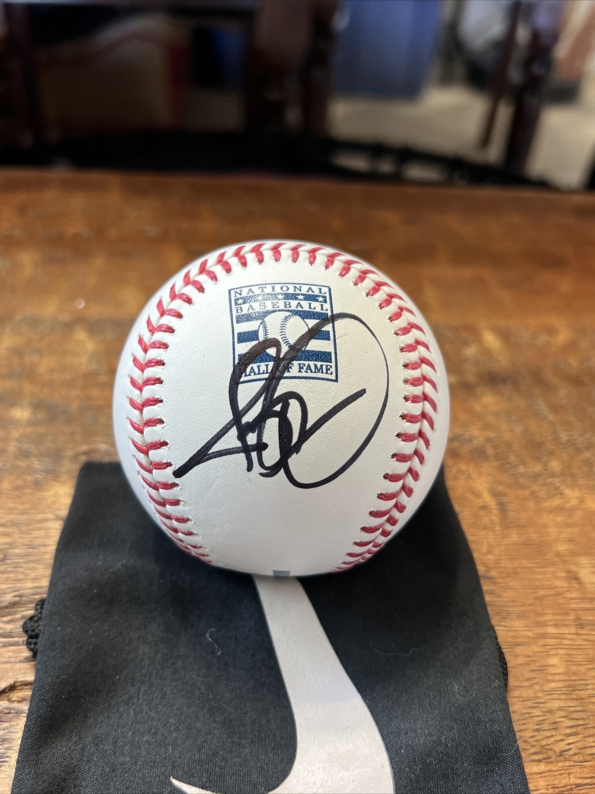 Jerome Bettis Autographed Signed Hall Of Fame Baseball JSA COA Steelers 