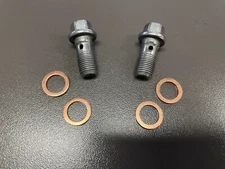 CTS-V Camaro ZL1 ZR1 GM Brembo Caliper Banjo Brake Line Hose Bolts + washers