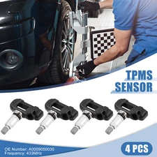 4 Pcs A0009050030 Tire Pressure Monitoring System Sensor for Mercedes-Benz