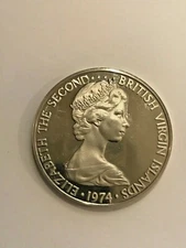 1974 British Virgin Islands 50 Cents Proof #20673