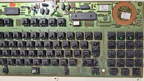 NCR Mechanical Clicky Keyboard Cherry G80-0811 vintage MX Black DoubleShot (10) - Bild 19 von 23