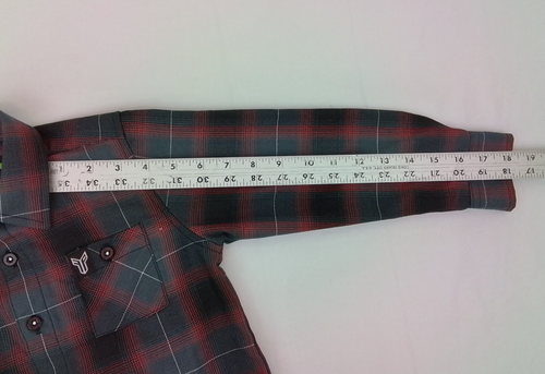 Dixxon Flannel Youth XS NWT Black Gray Red Plaid #J3107 - Picture 13 of 15