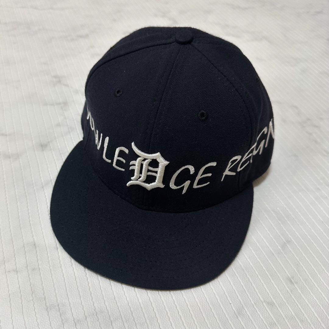 Supreme Harlem Custom New Era KNOWLEDGE REIGNS NAVY 7 5/8 Genuine
