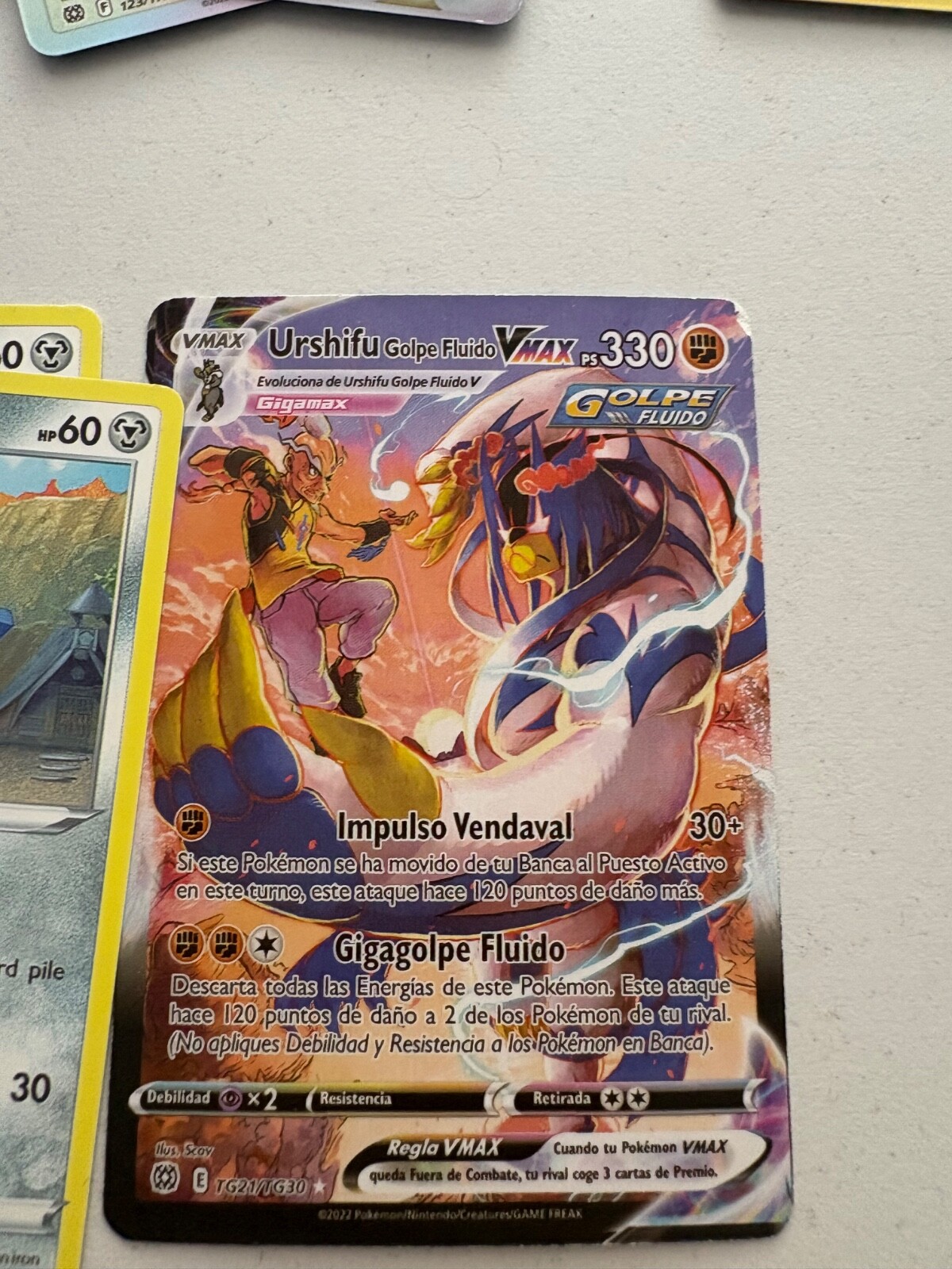 Rapid Strike Urshifu VMAX TG21/TG30 Swsh09: Brilliant Stars Trainer Gallery Holo