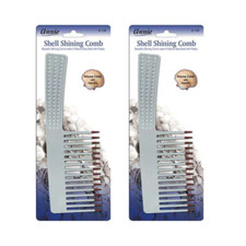 Annie 0138 Shell Shining Volume Comb 2 pack . Affordable, Hair Style, Durable