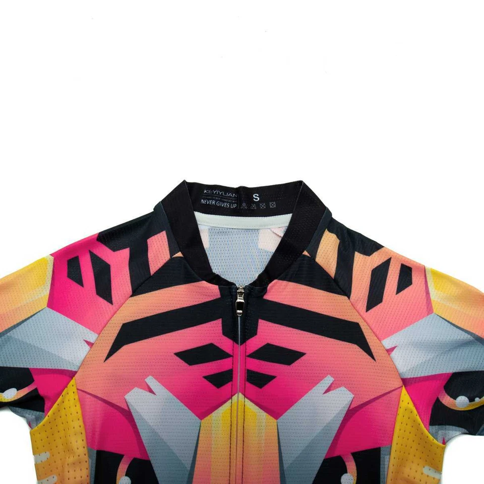 Conjunto de Jersey y Pantalones Cortos de Ciclismo para Niños Ropa de Bicicleta Acolchada Niñas Kit de Ciclismo S-XXXL Foto 2 de 4