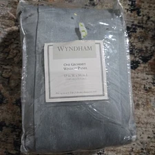 Wyndham Light Filtering Grommet Window Curtain Panel in Grey 52" x 84"
