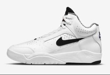 Nike Air Flight Lite II Mid White Black DJ2518-100 sz 8.5 Men's Retro Basketball