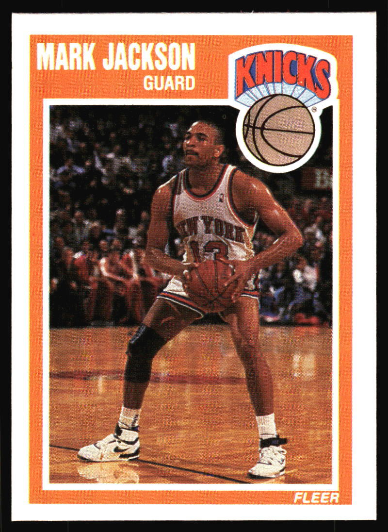 1989 Fleer Mark Jackson    #101 New York Knicks