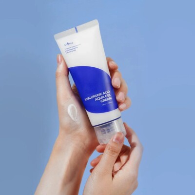 ISNTREE Hyaluronsäure Aqua Gel Creme 100ml, Koreanische Kosmetik, KBeauty, Probe
