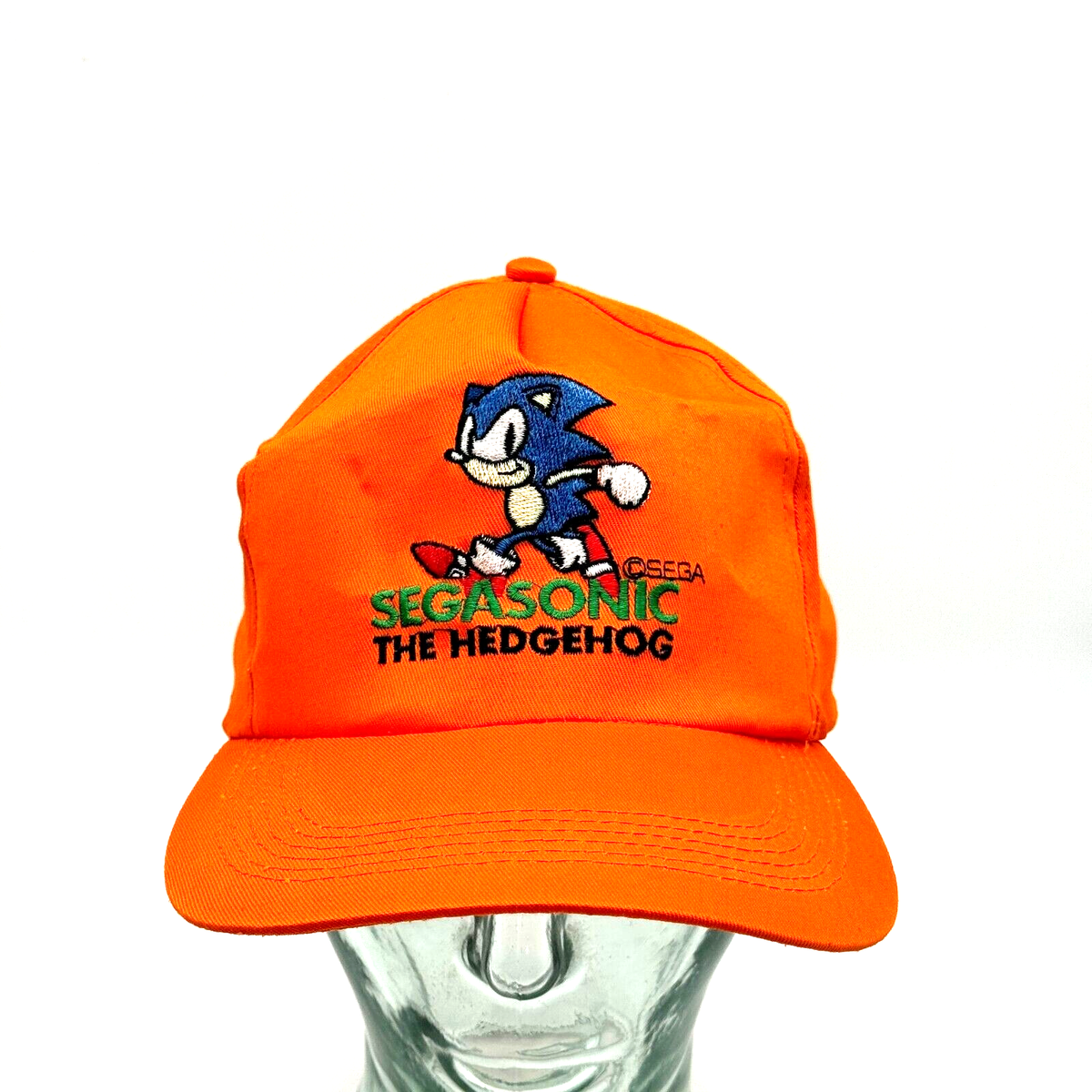 1994 Vintage Japanese Sega Sonic The Hedgehog Hat Orange | eBay