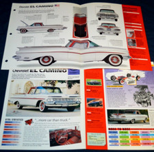 1959 Chevy El Camino Poster Original Brochure Spec Info Ad 59 Elcamino 1959 Chevy El Camino Poster Original Brochure Spec Info Ad 59 Elcamino