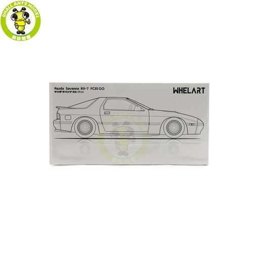 1/18 Mazda Savanna RX-7 RX 7 FC3S Whelart Grey Diecast modelo coche de juguete - Imagen 18 de 18