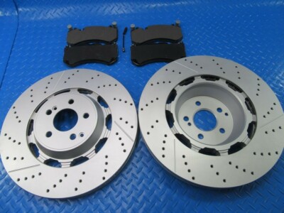 Mercedes C63 Gt63 Sl63 Glc63 Amg S front brake pads rotors TopEuro #9860