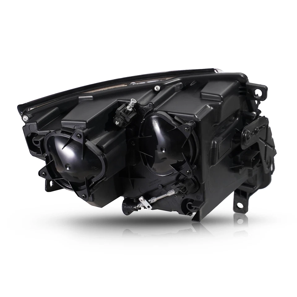 For 2008-2014 Cadillac CTS Halogen Upgrade Headlights Black  Pair Left+Right - Image 3 of 4