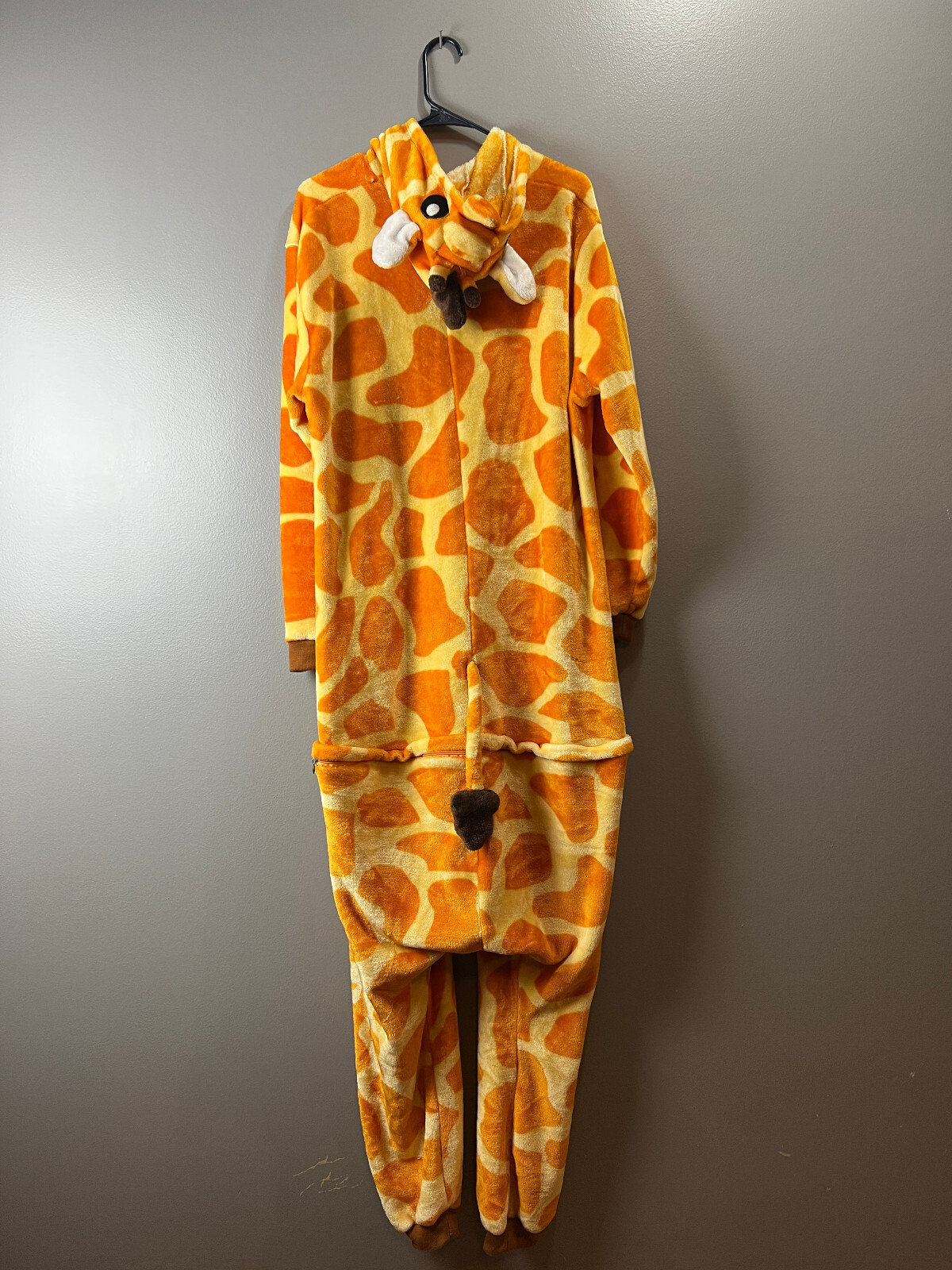 One Piece Adult Giraffe Pajamas Bathrobe Hallowee… - image 10