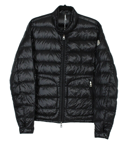 MONCLER $1,350 Black Quilted Poly Techno ACORUS Men's Puffer Jacket 3 L