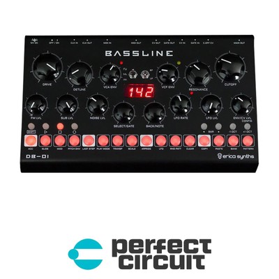 Erica Synths Bassline DB-01 Desktop SYNTHESIZER - DEMO - PERFECT CIRCUIT