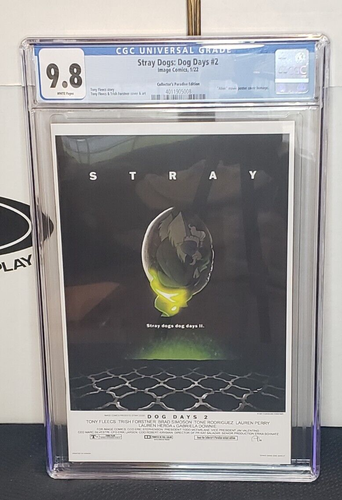 LTD 500 CGC 9.8 STRAY DOGS DOG DAYS #2 ALIEN HORROR MOVIE HOMAGE