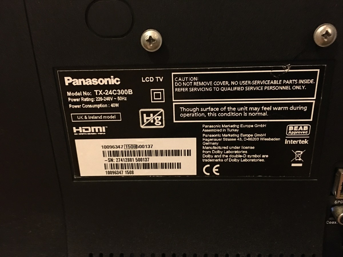 Panasonic Viera TX-24C300B 24