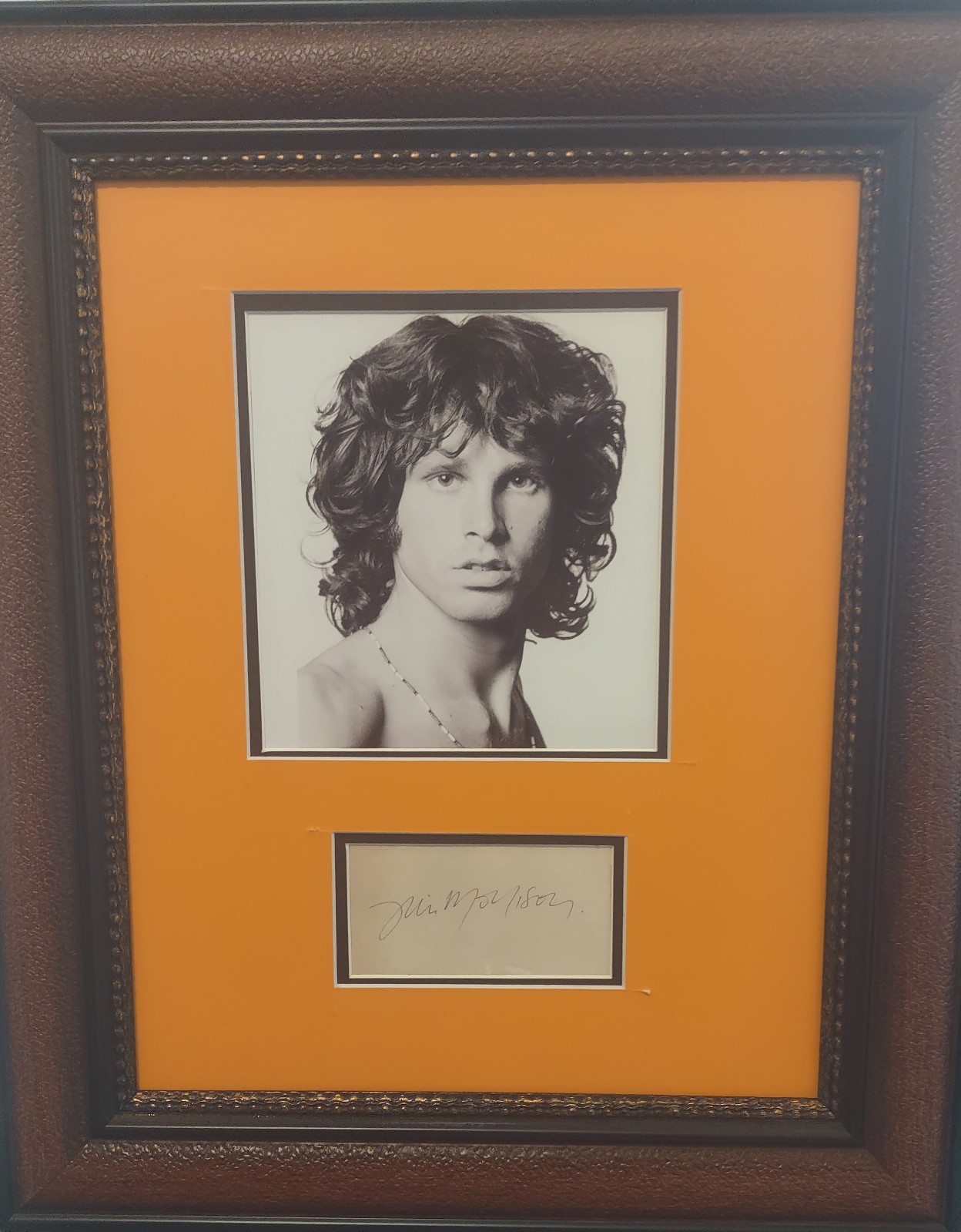 jim morrison autograph