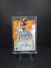 2022 Topps Pristine - Jake Burger #205 Orange Refractor /25 (RC)