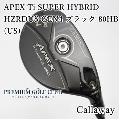 B Rank Hybrid Callaway Apex Ti Super Hybrid/Hzrdus Gen4 Black 80Hb Us /6.5/18