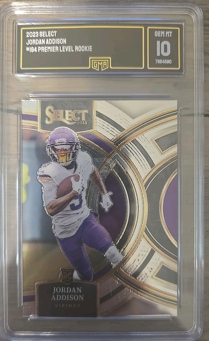 2023 Panini Select - Premier Level Jordan Addison #194 Silver Prizm (RC)