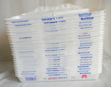 25 Styrofoam Egg Cartons White holds One Dozen 12 pack