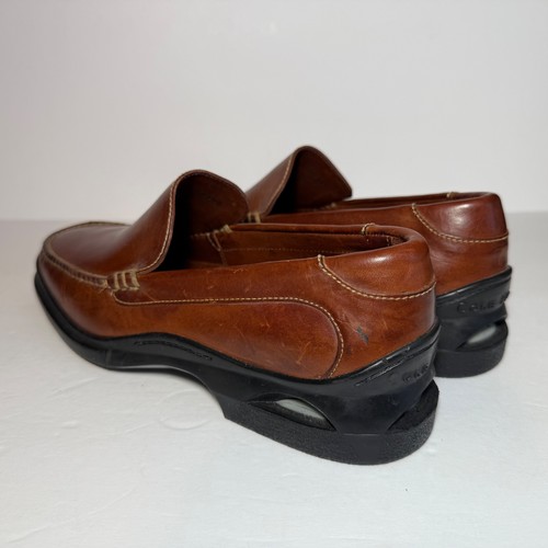 Cole Haan Slip On Moccasin Casual Dress Loafers Brown Lthr Mens 8 W 7184 Nik Air - Picture 5 of 16