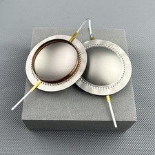 2pcs 44.4 mm 44.5mm Flat Aluminium Wire Dome Diaphragm Tweeter Voice Coil s