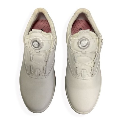 ECCO Women's Golf S-Three BOA GORE-TEX Waterproof White Pink Size 42 US 11-11.5
