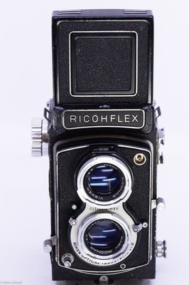 Ricoh Ricohflex 6x6 80 mm f3,5  new diamond shutter lens medium format tlr - r2