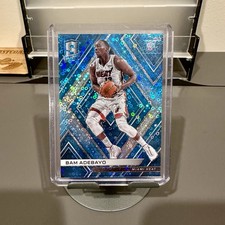 2017-18 Spectra Bam Adebayo RC Rookie Neon Blue Fast Break Disco /99 SP SSP Rare