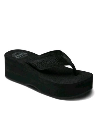 NEW - REEF Sandy Hi Women s Platform Flip Flop Sandals Casual Size 8