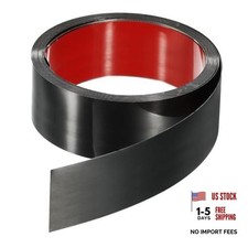 Wall Trim Peel and Stick Molding Trim Frame, Self 16.4ft x 1.97" Brushed Black