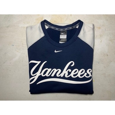Nike New York Yankees Therma-FIT Pullover MLB Center Swoosh Sweatshirt Mens XXL