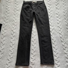 Levi's 511 Slim Kids Jeans Size 16 Black Denim 500 Series 28X28 Heavy Material