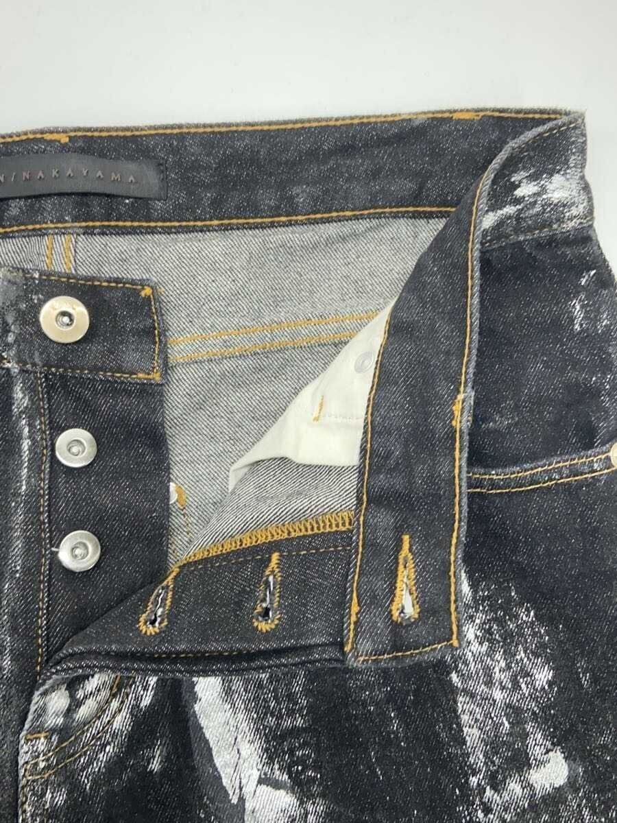 Jun Nakayama 30 Black Bootcut Pants 24SS with Crash Coating Jun Nakayama 30 Black Bootcut Pants 24SS with Crash Coating