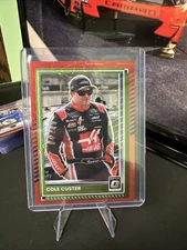 Cole Custer #13 2025 Donruss Racing Optic Red Velocity Prizm Variant /199