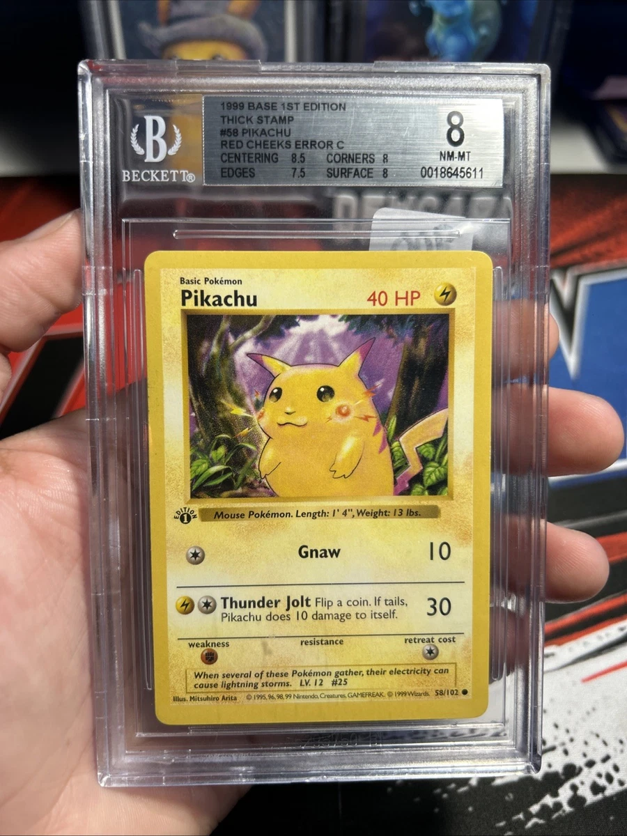 Pikachu Pokémon TCG Beckett Grading Services (BGS) Individual