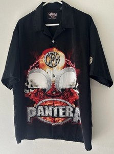 Pantera Original 2003 Tour Concert Black Shirt Size L. Vintage