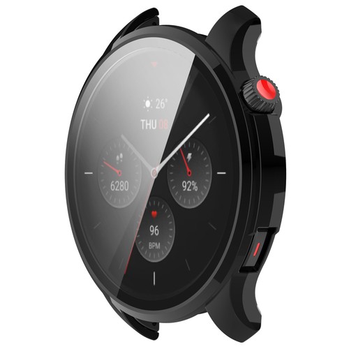 Étuis de montre anti poussière anti goutte dur PC verre trempé pour Amazfit Gtr4 - Photo 8 sur 29