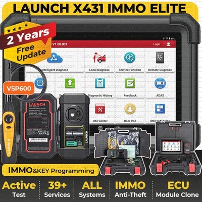 Launch X431 IMMO ELITE PLUS PRO 5 Key Programming Full System Diagnostic Scanner