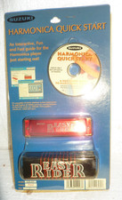 Suzuki Easy Rider Key Of C Harmonica EZR-20T Black With Disc  Case SEALED NEW